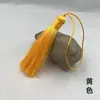 Ponto 8cm franja curta gordinha franja espiga gordinha pequena adorno de cabeça acessórios de vestuário marcador de página leque pente pingente de espiga pendurado