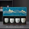 Taza de Mano Buda Sin Preocupaciones Conejo de Dinero Dinastía Tang y Song, Taza de Té Cerámica Creativa para Uso Doméstico, Colgante de Conejo Lindo, Taza de Maestro, Taza para Beber Té