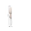 Venta al por mayor Cuchillo plegable de titanio puro de alta gama transfronterizo, Tenedor, Cuchara, Palillos Vajilla Exterior Portátil Set de Picnic Camping Superventas para Uso Doméstico