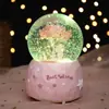 Princesa dos Sonhos Kuku Mi Bola de Cristal Caixa de Música Giratória Caixa de Música Infantil Meninas Presente de Aniversário Menininha