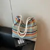 Bolsa Tote para Mulheres 2025 Nova Bolsa de Ombro Grande Capacidade para o Trabalho Outono e Inverno Lona Versátil Bolsa de Ombro Bolsa para Estudante Universitário