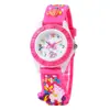 Comércio Exterior Mais Vendido Pulseira de Silicone Relógio Infantil Unicórnio Fofo Menina Relógio de Quartzo Moda Casual Estudante Relógio Desenho Animado