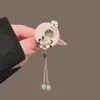 Nova Broche de Franja de Jade Estilo Chinês 2026 Broche de Moda Exquisito de Alta Qualidade Liga de Zinco Acessório Hanfu Qipao