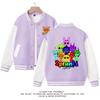 Sprunki Music Rhythm Box Roupas Roupas de Baseball Infantil Roupas Infantis Primavera e Outono Jaqueta Estampada de Manga Longa Ins