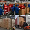 Suministro de estanterías de papel con ganchos, expositores promocionales para supermercados y tiendas departamentales, cajas de exhibición PDQ, expositores de piso de cartón corrugado