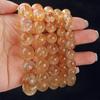 Pulseira de Citrino Atacado Círculo Único Círculo Múltiplo Brasil Pulseira de Citrino Natural Unissex Pulseira de Cristal Joias para Homens e Mulheres