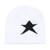 Gorro de Punto Nuevo Invierno 2026 Tendencia Europea y Americana Versátil Gorro sin Visera Gorro para Exteriores Estrella de Cinco Puntas Gorro para Clima Frío para Hombres