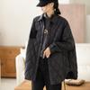 Kongmi 90 Veludo Outono e Inverno Nova Moda Casual Gola Lapela Cor Lisa Design com Cordão Jaqueta de Penas de Pato Cinza