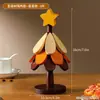 Porta-copos criativo de árvore de Natal removível, base à prova de calor para mesa de jantar em casa, base isolante de madeira maciça, ornamento decorativo artístico para mesa de trabalho