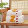 Toalla Gaoyang al por mayor toalla de lazo de vellón coral traje de toalla de baño bordado de fresa secado rápido absorbente toalla de baño