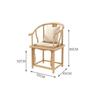 Nueva mesa de té y silla de madera maciza de estilo chino, combinación sencilla para el hogar, la sala de estar, la mesa de té para reuniones, la mesa de té Kung Fu para la oficina