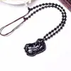 Qin Pei Atacado Obsidiana Padrão Vertical Grande Pingente Pixiu Pingente Pixiu Esculpido Seiko Quase Realista