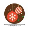 Adesivos de vela de Natal 500 folhas/rolo diâmetro 3,8cm Decoração de feriado de Natal presente adesivos de rótulo para vela
