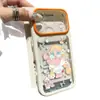 Capa de celular simples inspirada em dopamina para Apple 17, novo iPhone 18 Pro Max, transparente, design de cobertura total, também disponível para 16 Pro