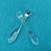 Aplicador de mascarilla en barra totalmente transparente, barra aplicadora, barra de masaje, cuchara para crema, cuchara para recoger, espátula, accesorios cosméticos 7.7 * 1.2CM