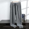 Venda por atacado calças de cashmere homens 100% puro cashmere outono e inverno Nova Virtual tornozelo-amarrado calças de malha quente