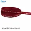 Cinta de Poliéster Mate Retro Inglesa de 0.6cm Empaque de Caja de Regalo Accesorios para Joyería DIY Material de Lazo de Cinta