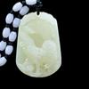 Collar Colgante de Jade Afgano de los Doce Signos del Zodiaco para Hombres y Mujeres, Colgante de Pareja de Joyería de Jade, Signo del Zodiaco del Año de Nacimiento