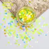 Pó de Glitter Popular para Nail Art da Amazon Maquiagem de Palco Flash Iluminador Corporal Joias para Unhas Atacado Alto Brilho
