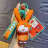 Liquidación de colección de llaveros colgantes de personajes de dibujos animados IP auténticos, lindos colgantes de estrella-luna-conejo para bolsos de niñas, stock para vendedores ambulantes