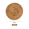 Alfombrilla de mesa de ratán tejida a mano Lifan, posavasos para taza de té, alfombrilla aislante del calor, posavasos para cuenco, posavasos para tetera, alfombrilla de mesa, ceremonia del té, soporte para alfombrilla de té