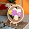 Bordado Poke Ruso Principiantes Empezando con Manualidades DIY Paquete de Materiales para Mostrar Poke Lana Poke Bordado Ledun Bordado Frotado