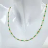 Collar Cruzado de Acero Inoxidable Multicolor Chapado en Oro de 18 Quilates, Estilo Nuevo que Conserva el Color, Cadena de Cruz, Joyería Exquisita de Lujo Ligero de Nicho
