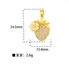 Colgante de cobre microincrustado cuentas de aceite de oro antiguo cuentas de transferencia diy con cuentas accesorios huecos fábrica de cuentas al por mayor