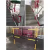 Obra de construcción protección de bordes estandarizada poste vertical barandilla pasamanos de escalera temporal protección poste vertical poste en T poste tipo Rey