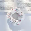 Pañuelo cuadrado estilo casual, scrunchie, lazo de encaje para el pelo, diadema dulce, accesorio para el cabello de alta gama a la moda para mujeres