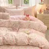 Jie Liya 2026 Nuevo Modelo Todo Algodón Estampado Estilo Fresco Funda de Edredón Individual Cubre Cama Individual/Doble de Algodón Puro Compra al por Mayor
