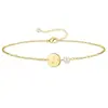 2026 Aliexpress Nuevo Estilo Pulsera de Perlas de 26 Letras, Moderna, Personalizada, Sencilla, Delicada, Joyería Estilo Retro para Mujeres