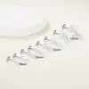 Amazon Más Vendidos Moda Estrella Mabei Imitación Perla Natural Pendientes Elegantes para Mujer Lujo Ligero Pendientes Versátiles