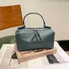 Bolso Boston de Alta Gama para Mujer Cuero Genuino Transfronterizo Cuero Natural Bolso de Mano de Cuero Bolso Cruzado para Mujer Hombro a la Moda 237