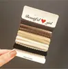 Goma para el Cabello de Alta Elasticidad, Cuerda para Recoger el Cabello de Cola de Caballo Alta Tejida a Mano, Accesorio Elegante y Sofisticado para el Cabello de Mujer