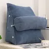 Cojín Triangular para Apoyo Lumbar Cabecera de Cama Tapicería Suave Tatami Respaldo de Cama Cojín para Ventana Saliente Sofá Oficina Cojín de Apoyo Lumbar para Estar Sentado Mucho Tiempo