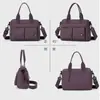 Bolso de Hombro Nuevo Estilo Transfronterizo, Tela de Nylon, Ligero, Gran Capacidad, Bolso Cruzado Multibolsillos, Bolso Casual para Viajes Diarios para Mujeres