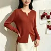 Nuevo Suéter Corto de Punto Coreano Estilo Petite con Cordón y Pliegues para Mujer, Cardigan de Punto Puro y Atractivo, Otoño Temprano 2026