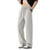 Pantalones casuales para hombre 2026 verano nuevo estilo sueltos finos rectos pantalones de chándal casuales algodón
