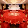 Toalha de Mesa Descartável para Chá de Casa Nova Residência Entra na Família Casamento Banquete Lua Cheia Banquete de Aniversário Aniversário Impermeável Mesa Toalha de Mesa