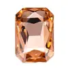 Rhinestones de Vidro com Formato Especial Retangular Octagonal Ponta Inferior para Nail Art, Acessórios de Joalheria, Acessórios DIY para Sapatos e Roupas Rhinestones