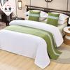 Toalha de Fim de Cama de Hotel 2023 Nova Bandeira de Cama de Casa de Família Conjunto de Cama Especial de Hotel Decorativo Luz Luxo High-end Lenço de Cama Capa de Cama