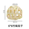 Faroles de Bambú, Pequeños Faroles de Palacio Estilo Antiguo de Chaoshan, Luces LED Tejidas Hechas a Mano, Colgantes de Boda, Ventas Directas de Fábrica Transfronterizas de Douyin