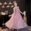 Vestido para Niñas 2026 Nuevo Estilo Disfraz de Piano para Niñas Vestido de Princesa Anfitrión Elegante Temperamento Falda Tutú de Pasarela