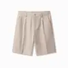 Shorts masculinos de verão, soltos, finos, de cinco pontas, em seda gelada, casuais, modernos e versáteis para o dia a dia