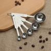 Fabricante Venta al por Mayor Herramientas para Hornear Acero Inoxidable Juego de Tazas Medidoras con Escala Leche en Polvo Postre Café Cuchara Medidora Juego de 10 Piezas