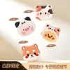 Gecomo Fofo e Macio Conjunto de Esponjas para Polegar com Três Unidades, Esponjas Cushion para Corretivo para Selar Maquiagem e Iluminar Blush, Mini Portátil