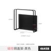 Estante magnético para tapar ollas de refrigerador, estante lateral para colgar, estante para tabla de cortar, estante de almacenamiento de pared para cocina, gancho magnético sin perforación