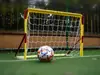 Cerca de Futebol para Jardim de Infância, Cerca de Futebol ao Ar Livre para Crianças, Rede de Cerca Móvel para Campo de Futebol, Cercado de Futebol para 3 Pessoas