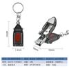 Cortador de unhas criativo Transformers mini dobrável aço inoxidável Flip portátil chaveiro
